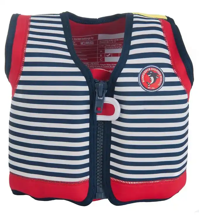 Konfidence Zwemvest - Original - Hamptons Navy Stripe Betaalbaar