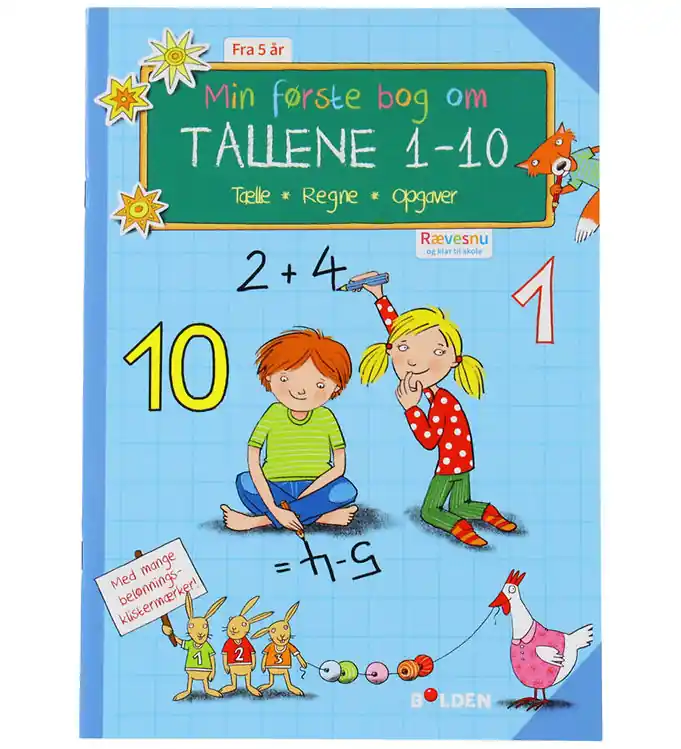 Forlaget Bolden Activiteitenboek - Boek over de cijfers 1-10 - D Populair