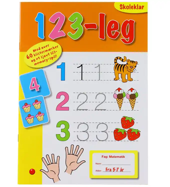 Forlaget Bolden Activiteitenboek - 123-poots - Deens Uitverkoop