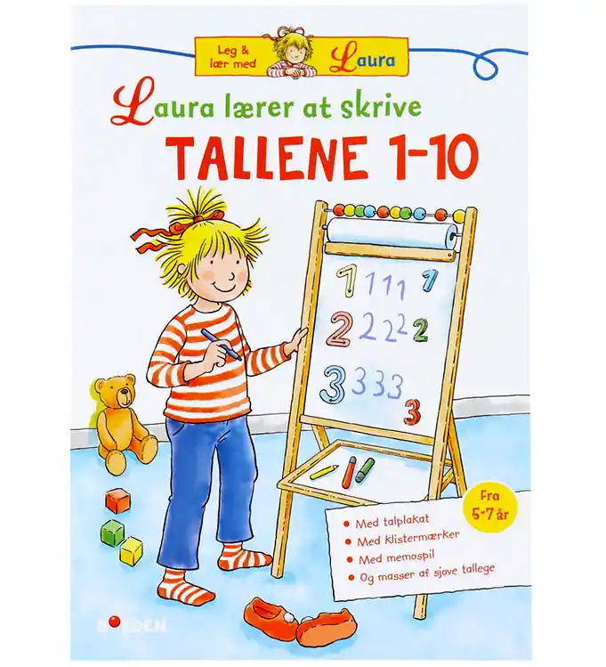 Nu Kopen Forlaget Bolden Activiteitenboek - Leer schrijven - 1-10 - Deens