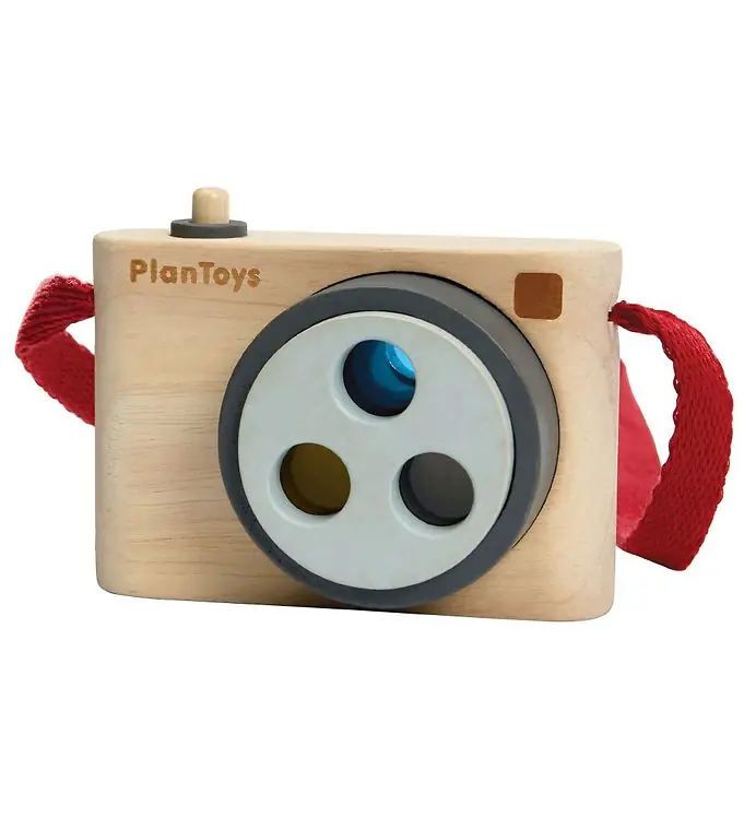 Dagaanbieding PlanToys Camera - Naturel