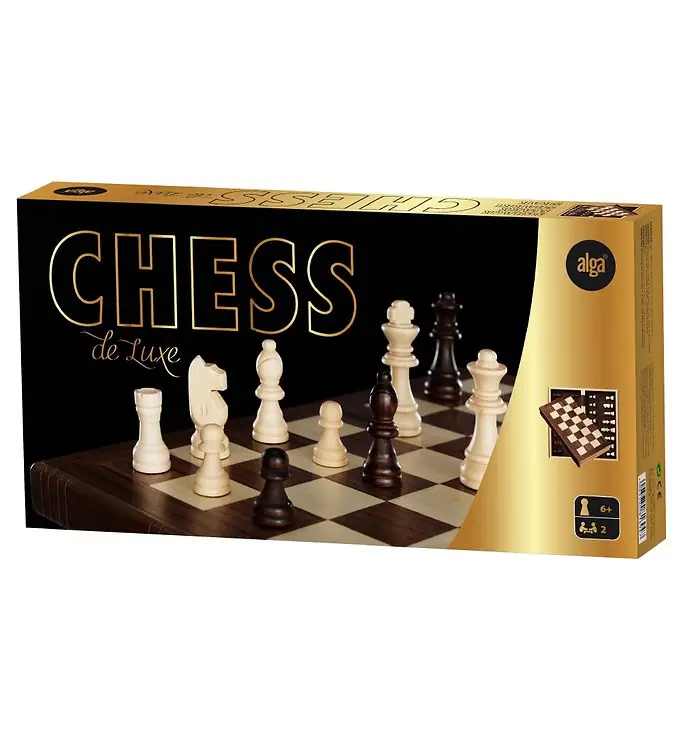 Alga Spel - Schaken Deluxe Snelle Levering