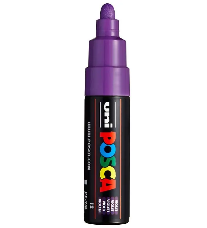 Direct Beschikbaar Posca Viltstift - PC-7M - Violet