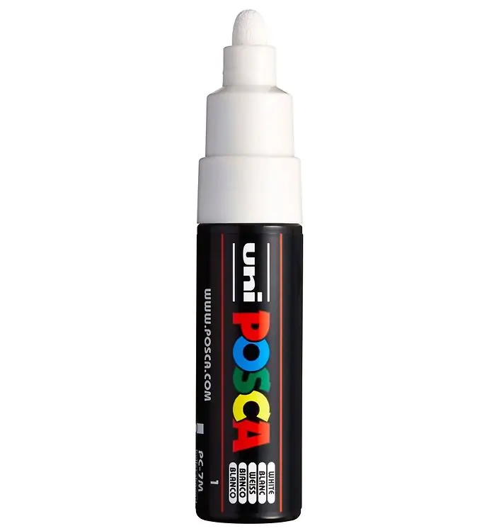 Posca Viltstift - PC-7M - Wit Must-Have
