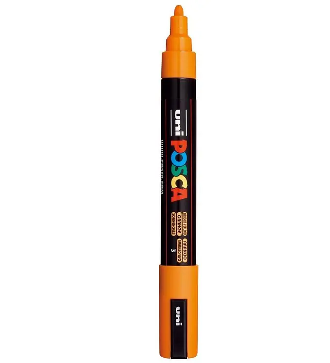Fabrieksprijs Posca Viltstift - PC-5M - Oranje