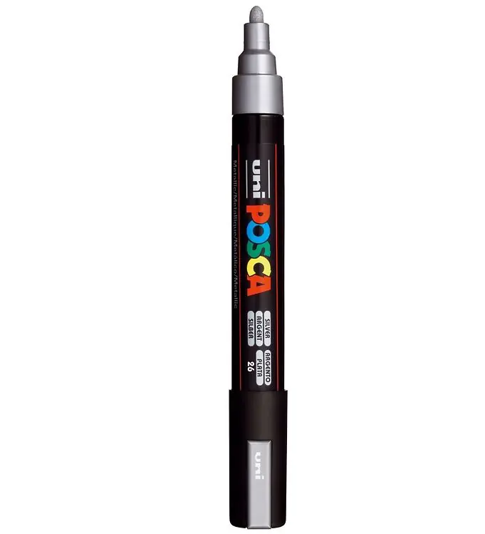 Posca Viltstift - PC-5M - Metallic Zilver Betaalbaar