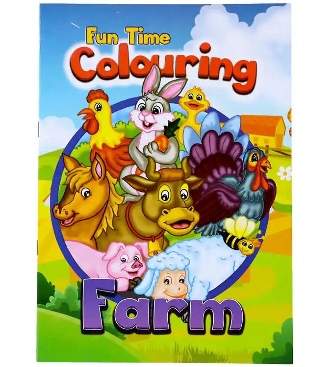 Beste Prijs Carioca Kleurboek - Fun Tijd Kleuren Farm - 16 pagina's
