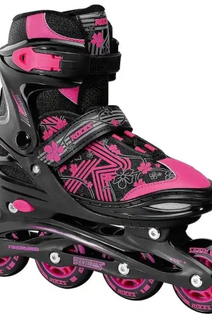 Shop Nu Roces Rolschaatsen - Jokey 3.0 - Zwart/Roze - Skeelers