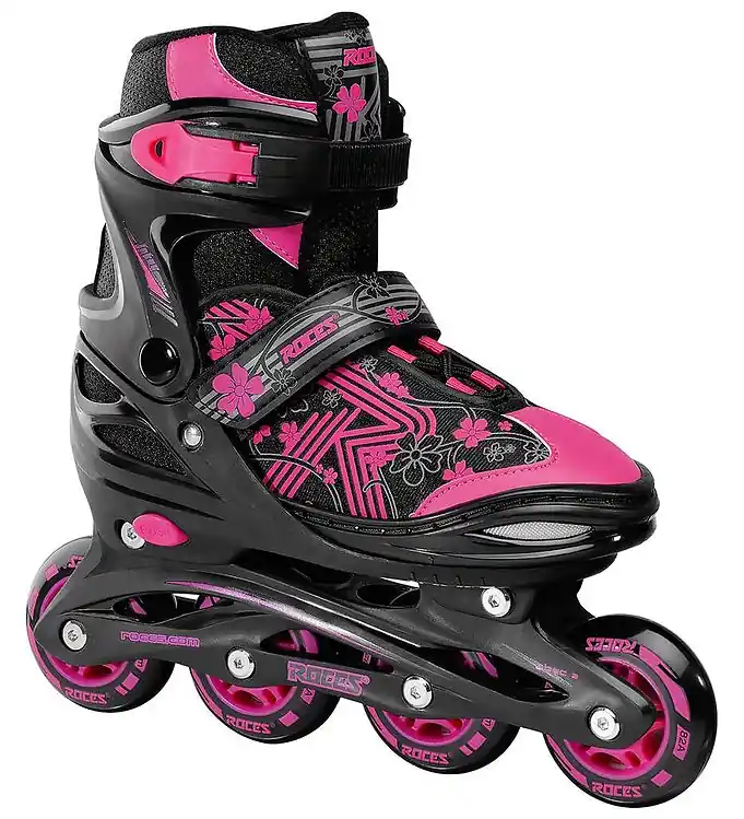 Shop Nu Roces Rolschaatsen - Jokey 3.0 - Zwart/Roze - Skeelers