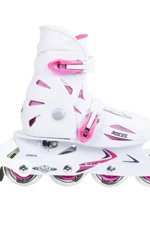 Roces Rolschaatsen - Orlando III - Wit/Roze - Skeelers Korting