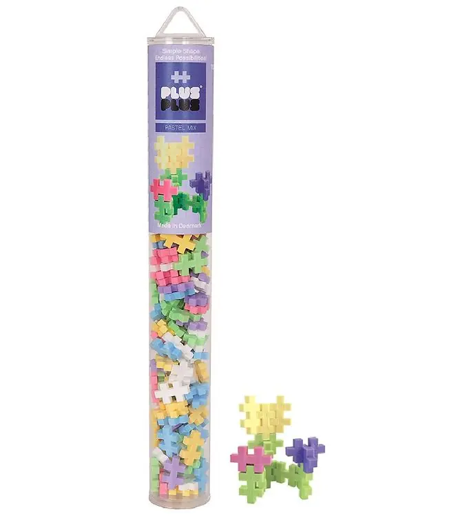 Betaalbaar Plus-Plus - Pastel Mix - 100stk