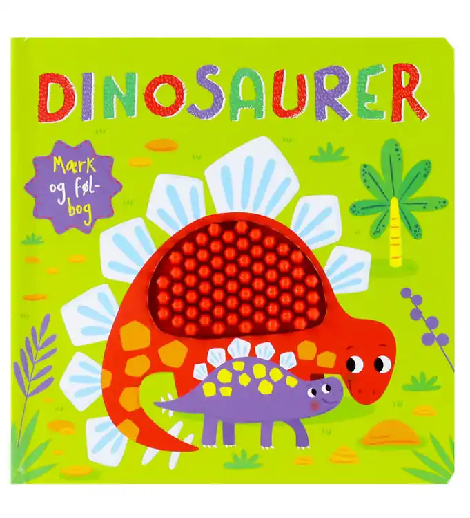 Veilige Betaling Karrusel Forlag Boek - Voelen en voelen - Dinosaurussen - Deens
