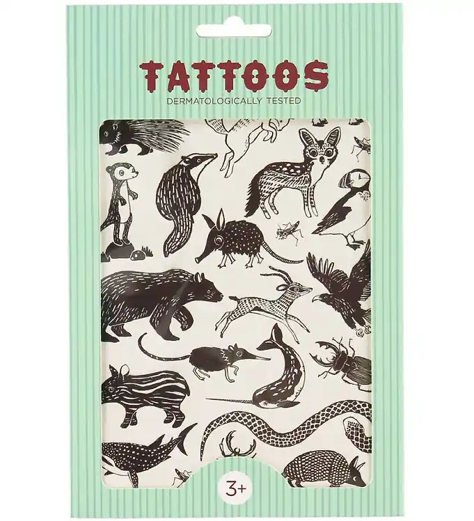 Bestel Nu Petit Monkey Tattoos - Zwart Dier