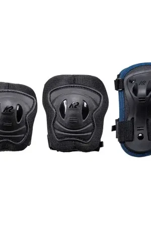 K2 Beschermingsset - Raider Pro - Zwart/Blauw Betrouwbaar