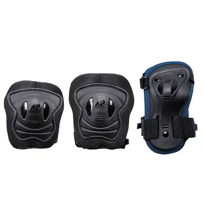 K2 Beschermingsset - Raider Pro - Zwart/Blauw Betrouwbaar
