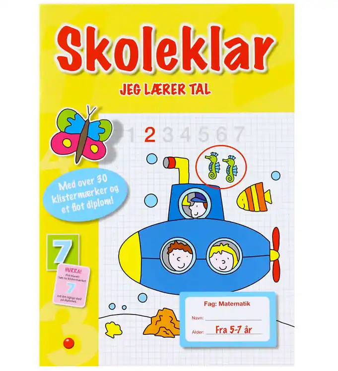 Forlaget Bolden Activiteitenboek - Ik geef les Nummers - Deens Exclusieve Aanbieding