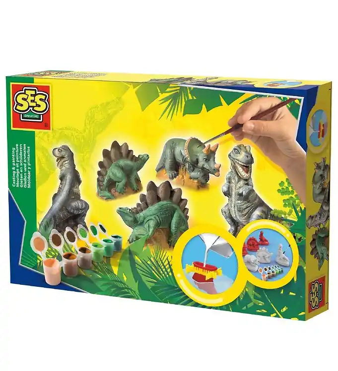 Speciale Aanbieding SES Creative Vorm en verf - Dinosaurussen