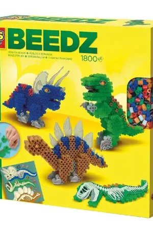 Beperkte Voorraad SES Creative Beedz Kralenset - 1800 stk - Dinosaurussen