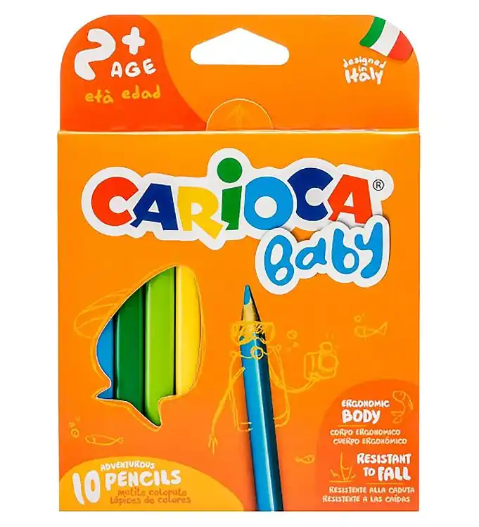 Carioca Baby Kleurpotloden - 10 stk - Multicolour Uitverkoop