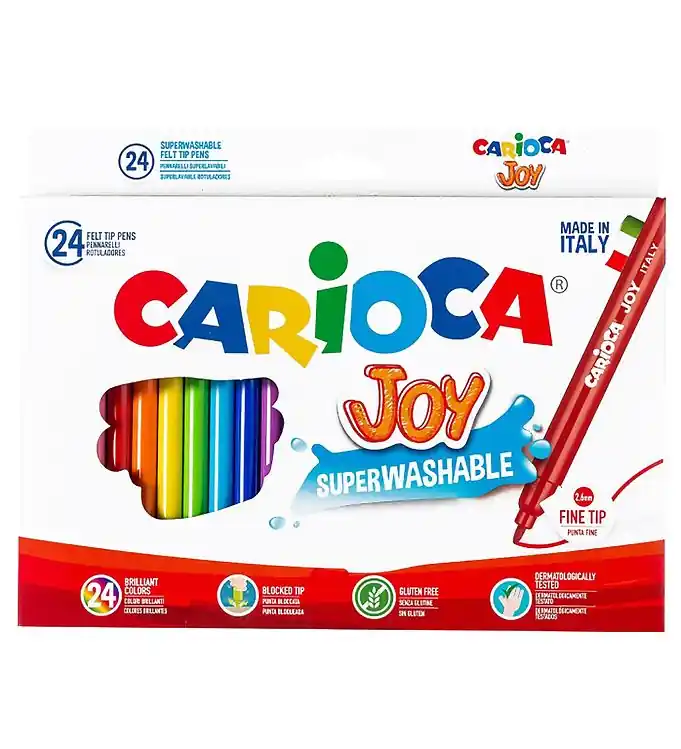 Carioca Joy Markers - 24 stk - Multicolour Exclusieve Aanbieding