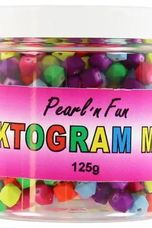 Actieprijs Pearl'n Fun Kralen - Octogram - 125 gram - Neon