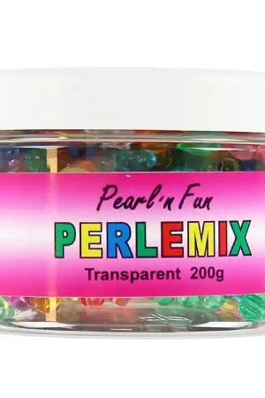 Direct Beschikbaar Pearl'n Fun Kralen - 200 gram - Transparant