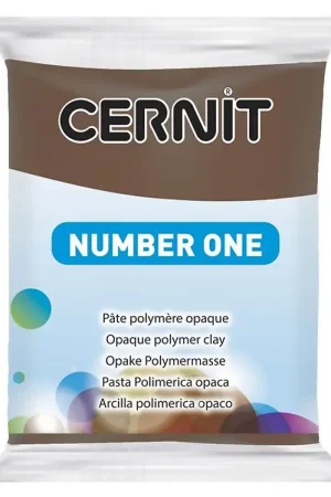 Weekendaanbieding Cernit Polymeer Klei - Number One - Bruin