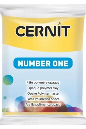 Cernit Polymeer Klei - Number One - Geel Beperkte Voorraad