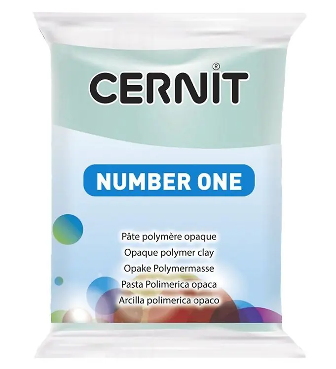 Hete Deal Cernit Polymeer Klei - Number One - Mint Groen