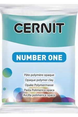 Cernit Polymeer Klei - Number One - Turkoois Nieuw