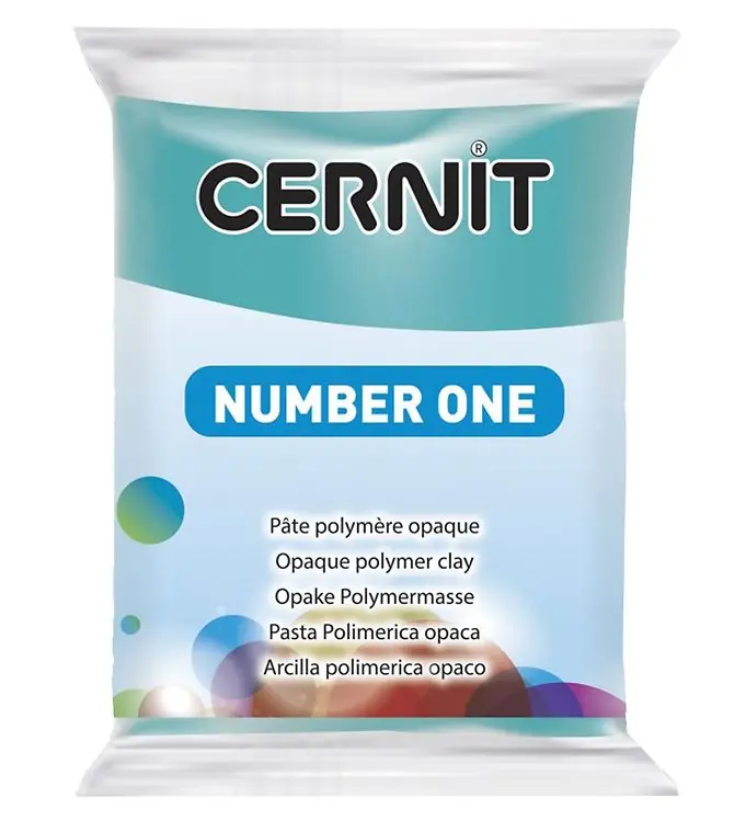 Cernit Polymeer Klei - Number One - Turkoois Nieuw
