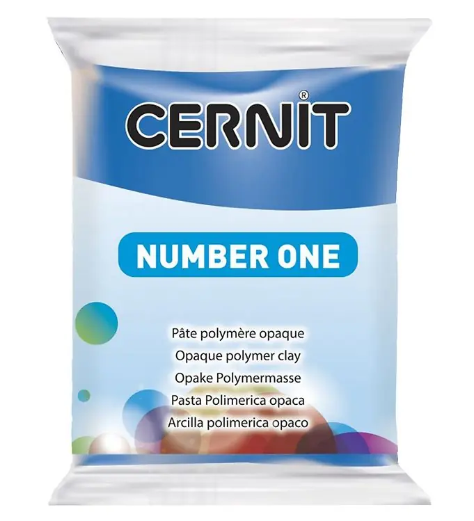 Cernit Polymeer Klei - Number One - Blauw Actieprijs
