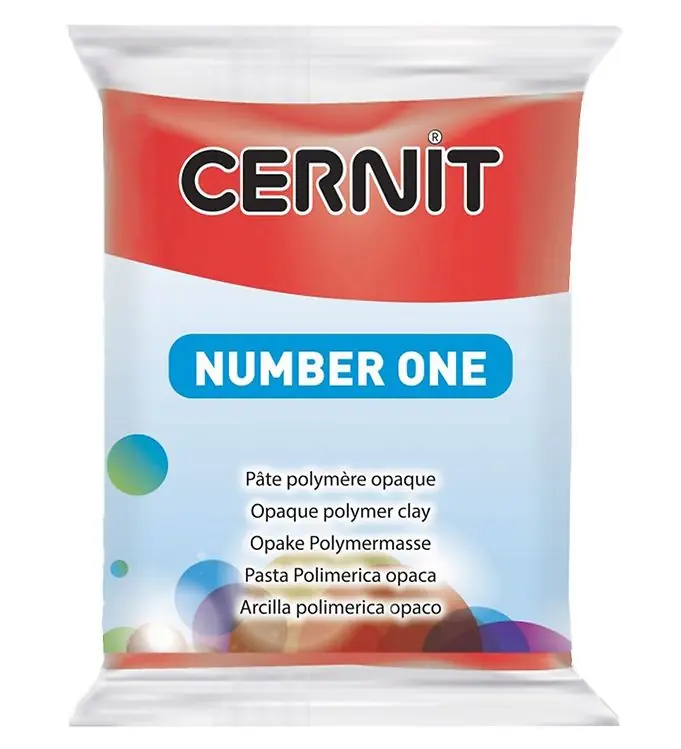 Cernit Polymeer Klei - Number One - Rood Superprijs