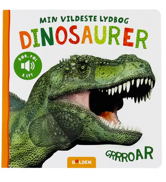 Forlaget Bolden Boek m. Audio - Audioboek: Dinosaurussen - Deens Fabrieksprijs