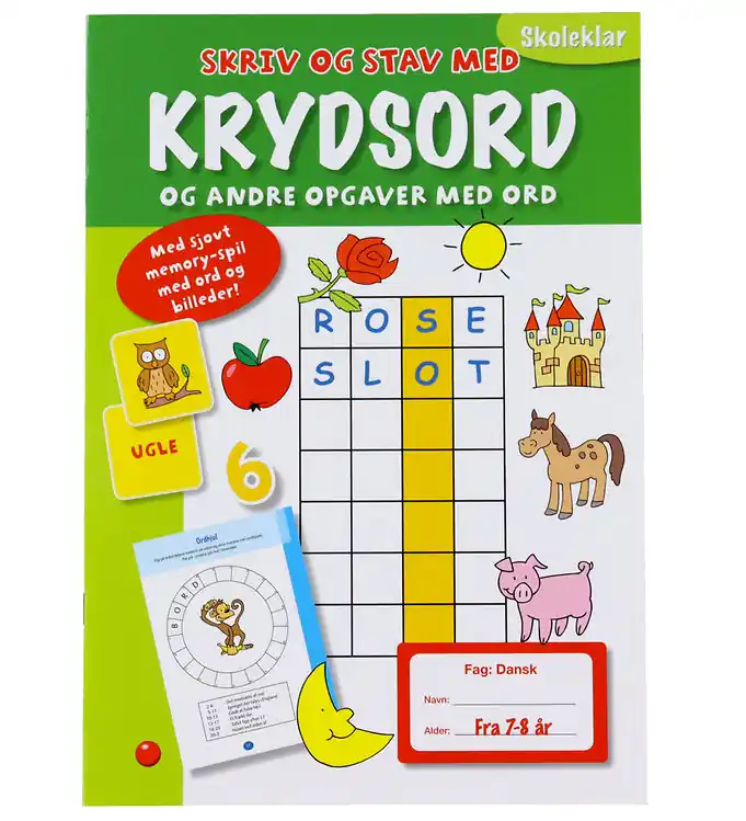 Superprijs Forlaget Bolden Kruiswoordpuzzel - Schrijf en spel met kruiswoor