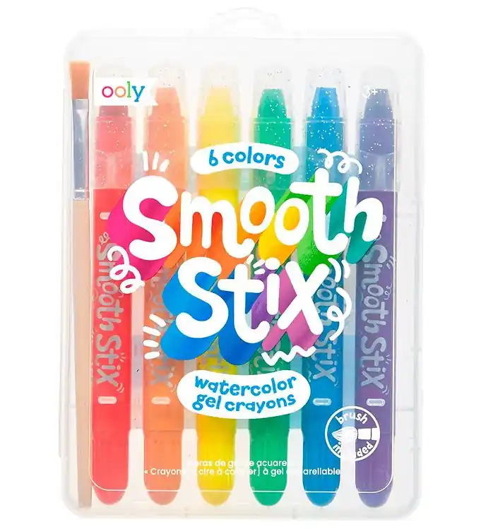 Ooly Kleurpotloden - Aquarel - Gladde Stix - 6 stk Nieuw