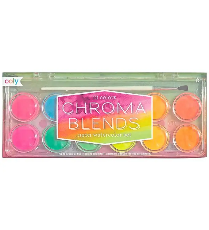 Voordeelprijs Ooly Aquarel - Chroma-mengelingen - 12 stk - Neon