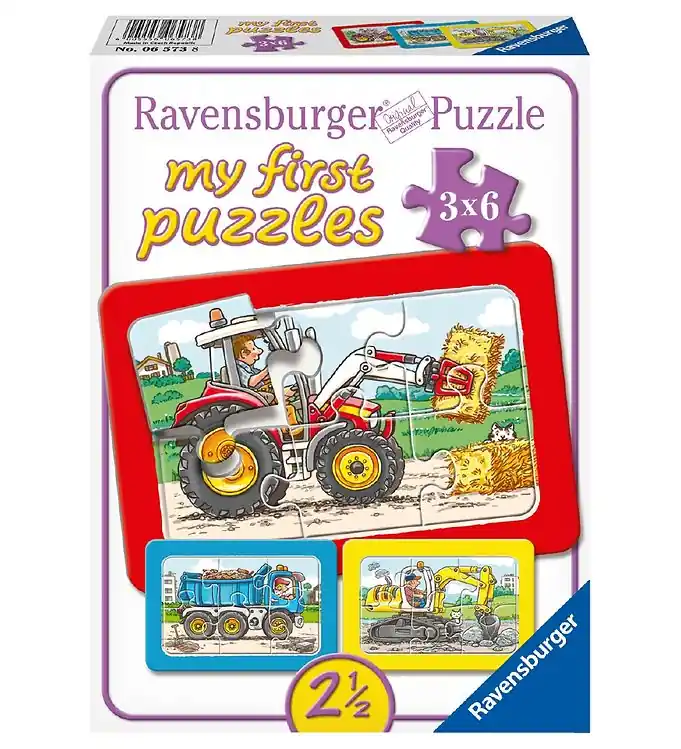Ravensburger Puzzel - My First - 3x6 Bakstenen - Work Gereduceerde Prijs