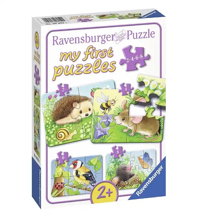 Ravensburger Puzzel - My First - 4 verschillende - Sweet Garden Laatste Kans