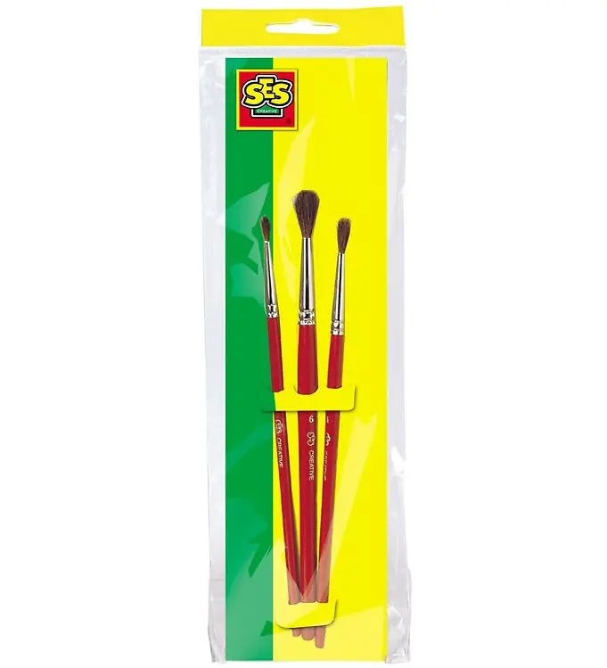SES Creative Kwastenset - 3 borstels Rechtstreeks Van De Fabrikant