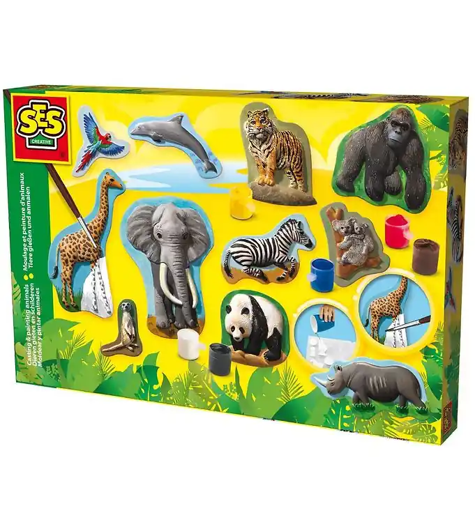 Finale Uitverkoop SES Creative Gieten en schilderen - Dieren