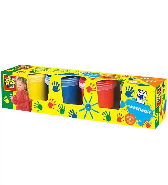 SES Creative Vingerverf - 4 x 145 ml Bestseller