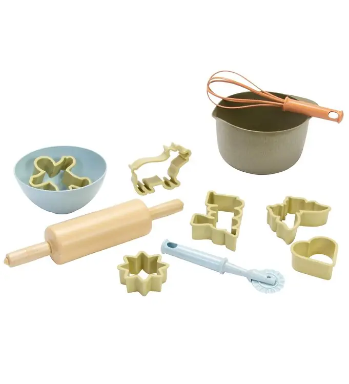 Rechtstreeks Van De Fabrikant Dantoy BIO Plastic Bakset - 11 Onderdelen - Pastel