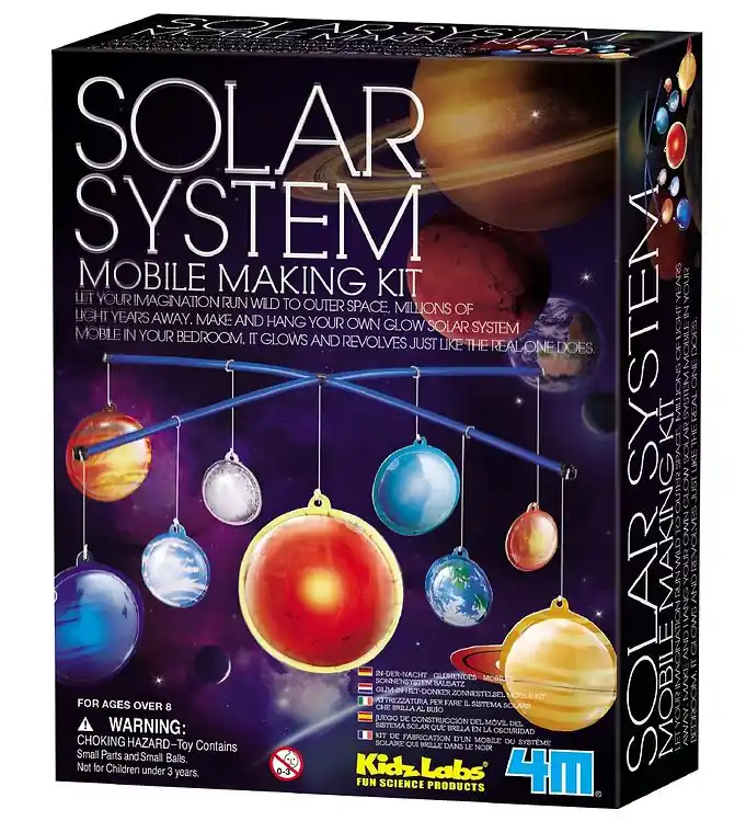 Merkproduct 4M - KidzLabs - Zonnestelsel Baby Mobiel 2D