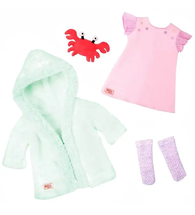Betaalbaar Our Generation Poppenkleding - Deluxe Natkjole Havfrue