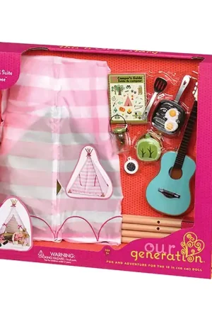Beste Prijs Our Generation Poppen Accessoires - Mini Tipi m. Accessoires