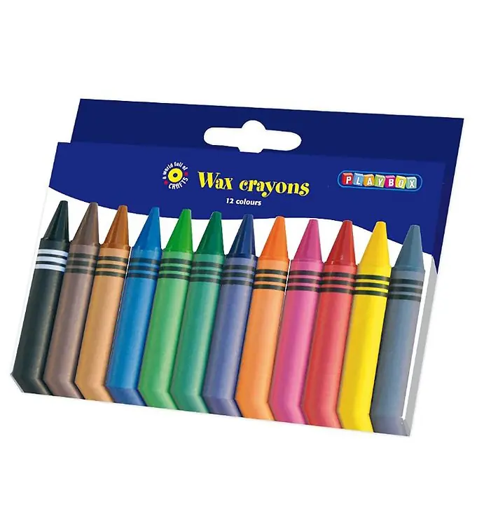 Betaalbaar Playbox Kleurpotloden - Jumbo- 12 stk