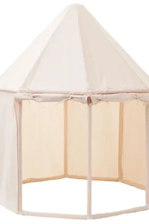 Kids Concept Speeltent - Paviljoen - 122x142 cm - Natuurlijk Wit Alleen Vandaag