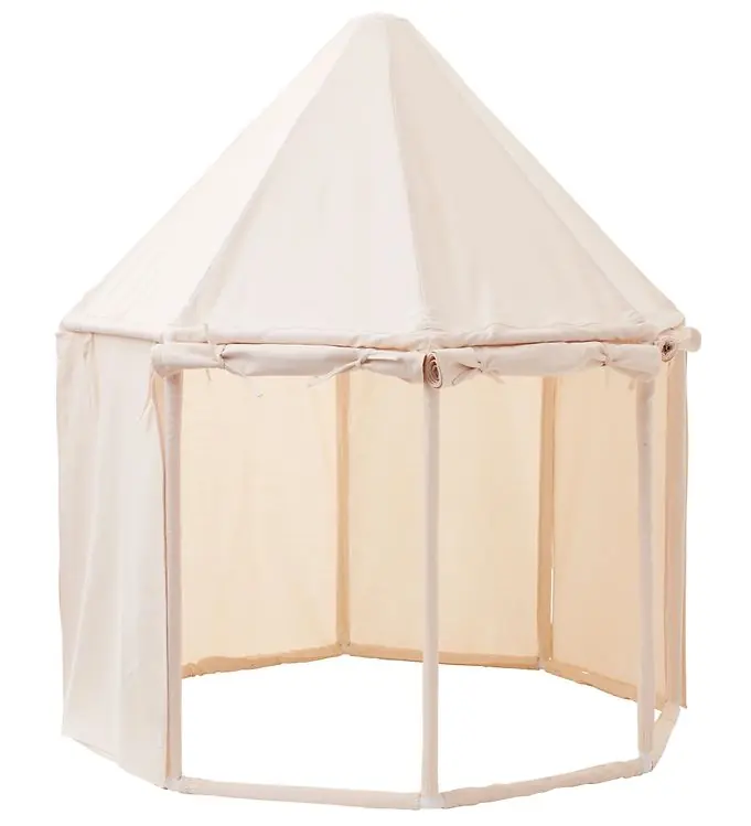 Kids Concept Speeltent - Paviljoen - 122x142 cm - Natuurlijk Wit Alleen Vandaag