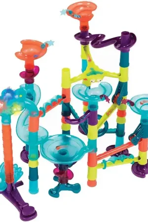 B. toys Knikkerbaan m. Licht/Geluid - 62 Onderdelen - Multicolou Hoge Kwaliteit